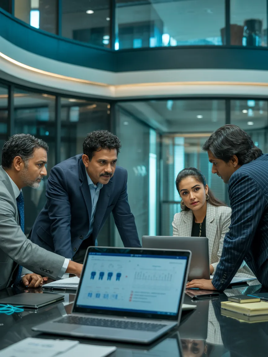 Professional HR strategy and leadership discussion